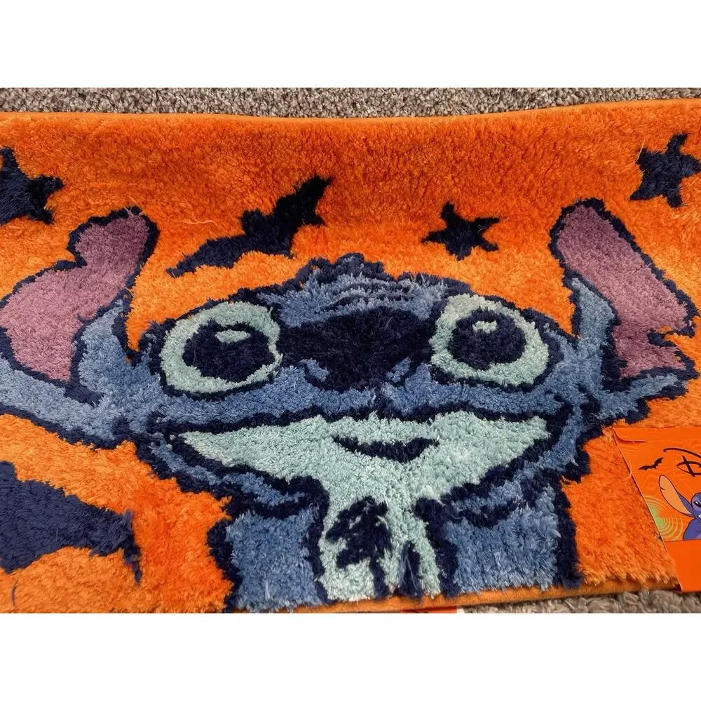 Disney Bath Rug Mat Stitch Halloween 21in×31in Multicolor Decor New With Tags